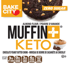 Load image into Gallery viewer, *NEW* Muffin+ Keto Chocolate Peanut Butter Chunk - Bake City USA