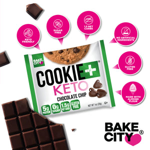 Cookie+ Keto Chocolate Chip - Bake City USA