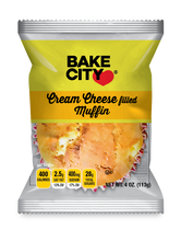 Load image into Gallery viewer, Bake City Cream Cheese Muffin Image.png__PID:774945e5-d950-444a-aed2-83cacce07ca7