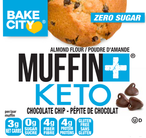 *NEW* Muffin+ Keto Chocolate Chip - Bake City USA