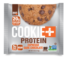 Load image into Gallery viewer, Cookie+ Protein Espresso Dark Chocolate - Cookie+ Protein