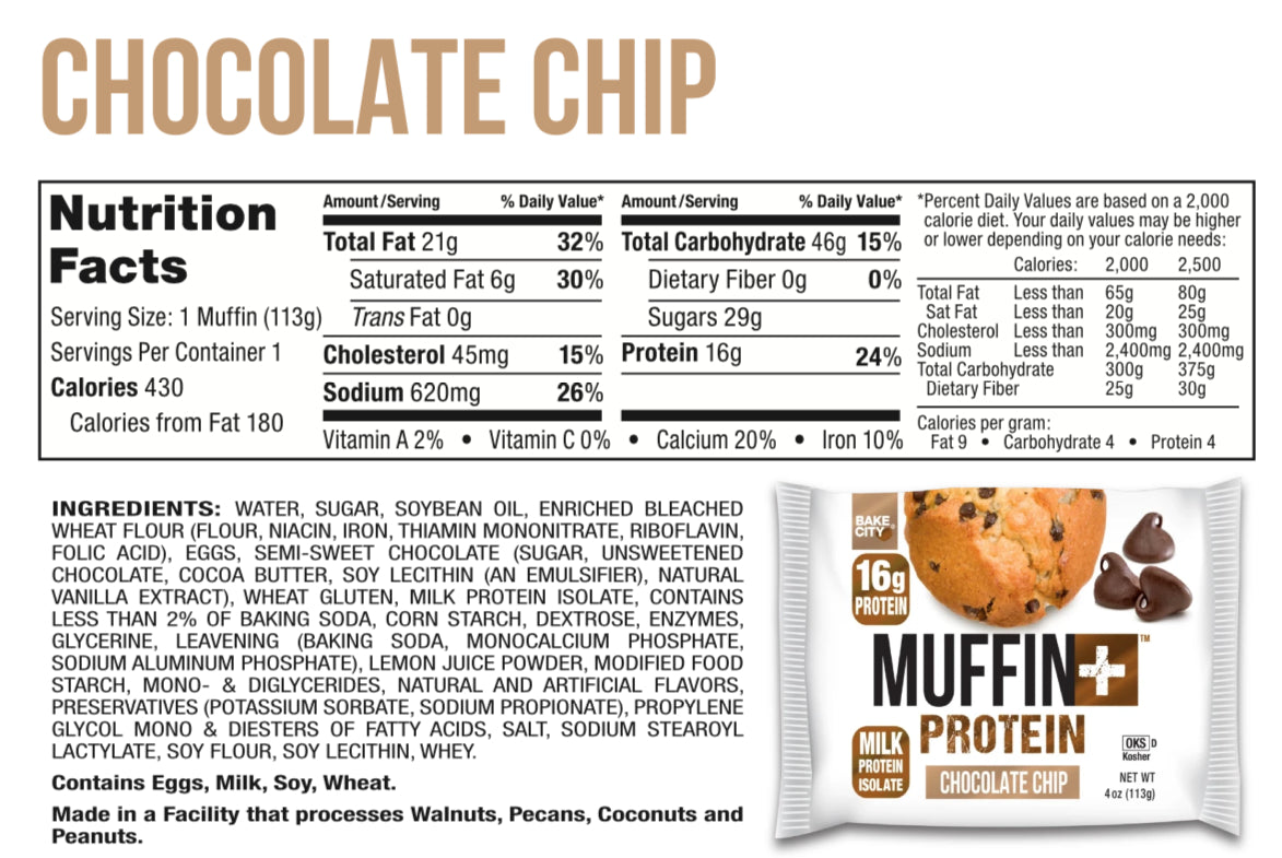 Muffin+ Protein Mix & Match - Up to 4 Flavors - Cookie+ Protein