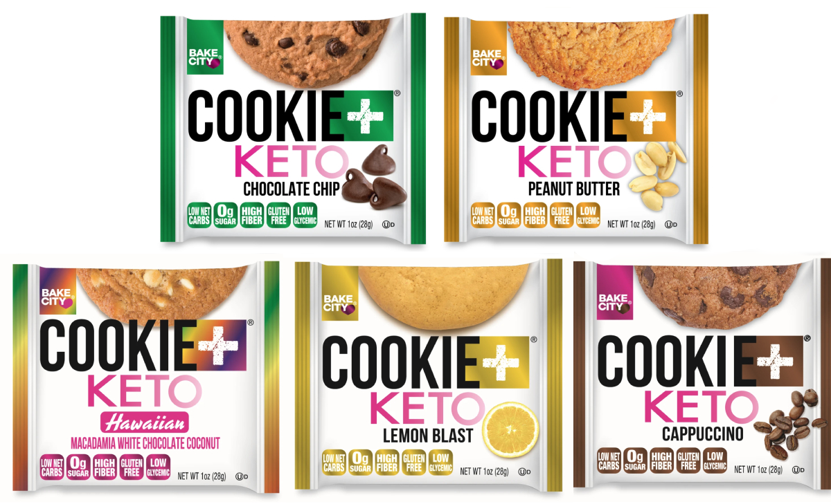 Cookie+ Keto Sampler Box - 5 Flavors - Bake City USA