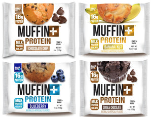 Muffin+ Protein Sample Box - 4 Flavors - Bake City USA